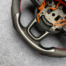 Load image into Gallery viewer, CZD auto parts JEEP WRANGLER JL GLADIATOR 2018+ carbon fiber steering wheel with gloss black carbon