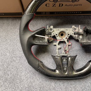 czd auto parts carbon fiber steering wheel for Infiniti Q50 with red stripe