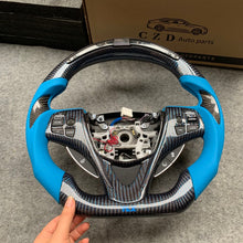 Load image into Gallery viewer, czd auto parts carbon fiber steering wheel for Acura TLX 2015-2021 with thumb grips and led