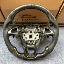 Load image into Gallery viewer, CZD auto parts for Ford Mondeo MK5 2013-2020 carbon fiber steering wheel with paddle shifter