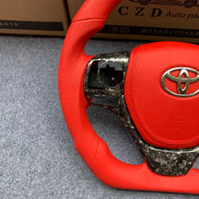 Load image into Gallery viewer, czd auto parts carbon fiber steering wheel for Toyota Corolla ALTIS with airbag cover