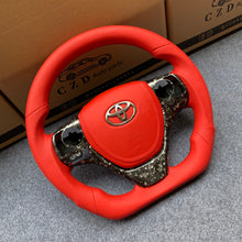 Load image into Gallery viewer, czd auto parts carbon fiber steering wheel for Toyota Corolla ALTIS with airbag cover