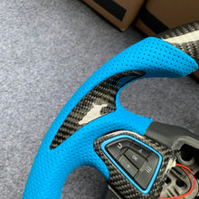 Load image into Gallery viewer, Ford C-MAX 2015-2020 carbon fiber steering wheel with led from czd auto parts