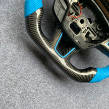Load image into Gallery viewer, Ford C-MAX 2015-2020 carbon fiber steering wheel with led from czd auto parts