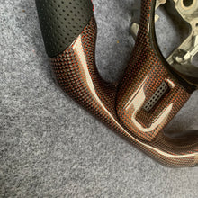 Load image into Gallery viewer, CZD auto parts carbon fiber steering wheel for Mitsubishi Lancer Evolution Evo 10 with red stripe