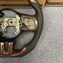 Load image into Gallery viewer, CZD auto parts carbon fiber steering wheel for Mitsubishi Lancer Evolution Evo 10 with red stripe