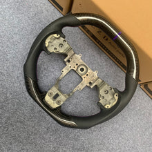Load image into Gallery viewer, CZD auto parts carbon fiber steering wheel for Mitsubishi Lancer Evolution Evo 10 with purple stitching