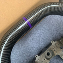 Load image into Gallery viewer, CZD auto parts carbon fiber steering wheel for Mitsubishi Lancer Evolution Evo 10 with purple stitching