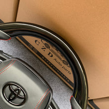 Load image into Gallery viewer, CZD autoparts forToyota 8th gen Camry se xse le xle 2018-2022 carbon fiber steering wheel  with piano black