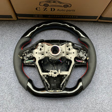 Load image into Gallery viewer, CZD autoparts forToyota 8th gen Camry se xse le xle 2018-2022 carbon fiber steering wheel  with piano black
