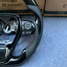 Load image into Gallery viewer, CZD autoparts for Toyota 8th gen Camry se xse le xle 2018-2022/ Avalon 2018-2022 carbon fiber steering wheel with piano black  thumb grips