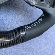 Load image into Gallery viewer, CZD auto parts carbon fiber steering wheel for Chevrolet Corvette C7 2014-2019 with red stripe