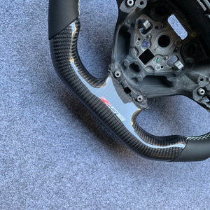 CZD auto parts carbon fiber steering wheel for Chevrolet Corvette C7 2014-2019 with red stripe