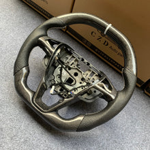Load image into Gallery viewer, CZD auto parts for Ford Mondeo MK5 2013-2020 carbon fiber steering wheel with flat top