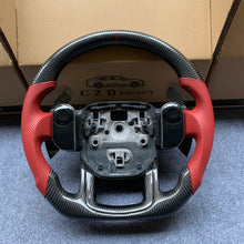 Load image into Gallery viewer, czd auto parts carbon fiber steering wheel for Range Rover with black stitch