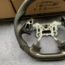 Load image into Gallery viewer, CZD auto parts for Acura TL 2004-2006 carbon fiber steering wheel with carbon trim