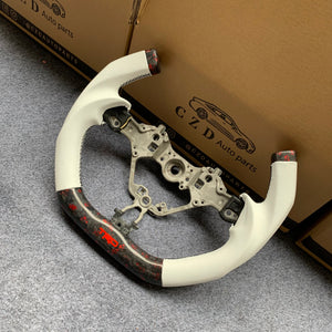 czd auto parts carbon fiber steering wheel for Toyota 86 2016-2019 with yoke shape