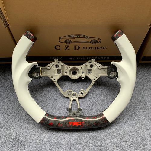 czd auto parts carbon fiber steering wheel for Toyota 86 with F1 shape