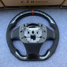 Load image into Gallery viewer, CZD auto parts For Chevrolet Corvette C6 Z06 2006-2011 carbon fiber steering wheel with black alcantara