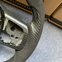 Load image into Gallery viewer, CZD auto parts for Mitsubishi Lancer Evolution Evo 10 carbon fiber steering wheel with alcantarar leather &amp; LED