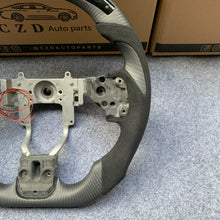 Load image into Gallery viewer, CZD auto parts for  Mitsubishi Lancer Evolution Evo 10 carbon fiber steering wheel with matte carbon &amp; LED