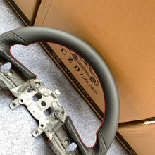 Load image into Gallery viewer, CZD auto parts JEEP WRANGLER JL GLADIATOR 2018+ carbon fiber steering wheel with smooth leather top &amp; bottom