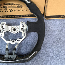 Load image into Gallery viewer, CZD auto parts for Subaru BRZ 2016-2020 carbon fiber steering wheel with black alcantara