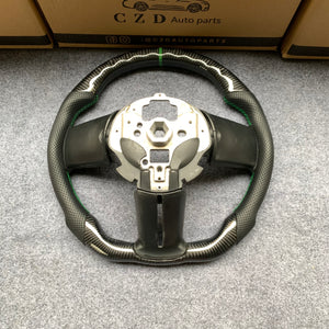 CZD Autoparts For Ford Mustang 2009-2014 carbon fiber steering wheel gloss carbon fiber top&bottom