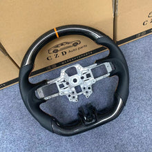 Load image into Gallery viewer, CZD auto parts for Ford SHELBY GT350R GENUINE 2018-2021 carbon fiber steering wheel with black perforated leather side