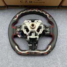 Load image into Gallery viewer, Infiniti QX50 2018-2019 carbon fiber steering wheel with airbag cover from czd auto parts