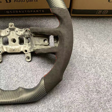 Load image into Gallery viewer, CZD auto parts JEEP WRANGLER JL GLADIATOR 2018+ carbon fiber steering wheel with alcantara leather side