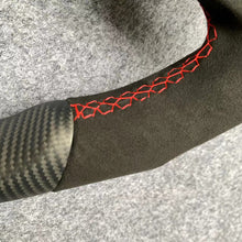 Load image into Gallery viewer, CZD auto parts JEEP WRANGLER JL GLADIATOR 2018+ carbon fiber steering wheel with alcantara leather side