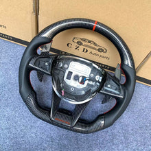 Load image into Gallery viewer, CZD auto parts for Mercedes Benz SL-Class R231 carbon fiber steering wheel with red stripe line