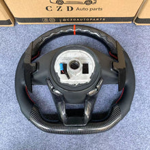 Load image into Gallery viewer, CZD auto parts for Mercedes Benz W205 AMG C43 GLA 45 C218 W213 X253 C253 W166 W222 R172 R231 carbon fiber steering wheel with red stripe line