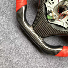 Load image into Gallery viewer, CZD auto parts for BMW M3 E90 E92 E93 2008-2013 carbon fiber steering wheel with red perforated leather side &amp; LED