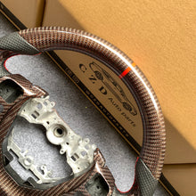 Load image into Gallery viewer, CZD auto parts carbon fiber steering wheel for Lexus RCF F sport with red stripe