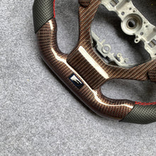 Load image into Gallery viewer, CZD auto parts carbon fiber steering wheel for Lexus RCF F sport with red stripe