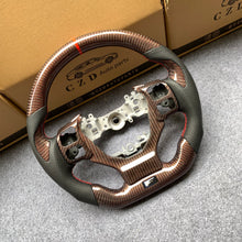 Load image into Gallery viewer, CZD auto parts carbon fiber steering wheel for Lexus RCF F sport with red stripe