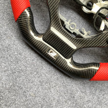 Load image into Gallery viewer, CZD auto parts carbon fiber steering wheel for Lexus RCF F sport with red carbon fiber thumbgrips