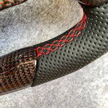 Load image into Gallery viewer, CZD auto parts carbon fiber steering wheel for Lexus RCF F sport with red wires carbon fiber