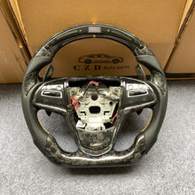 Load image into Gallery viewer, CZD auto parts for CTS 2014 2015 2016 carbon fiber steering wheel  with forged carbon fiber