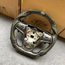 Load image into Gallery viewer, CZD auto parts for CADILLAC 2014-2019 carbon fiber steering wheel  with forged carbon fiber