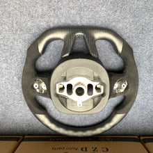 Load image into Gallery viewer, CZD auto parts for Dodge (SRT) Challenger 2015-2021 carbon fiber steering wheel with alcantara leather side