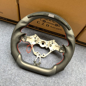czd auto parts carbon fiber steering wheel for Subaru BRZ 2016-2019 with matte carbon fiber