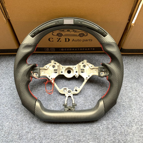 czd auto parts carbon fiber steering wheel for Toyota FRS with LED