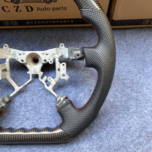 Load image into Gallery viewer, czd auto parts carbon fiber steering wheel for Tundra 2007-2013 with red stitch