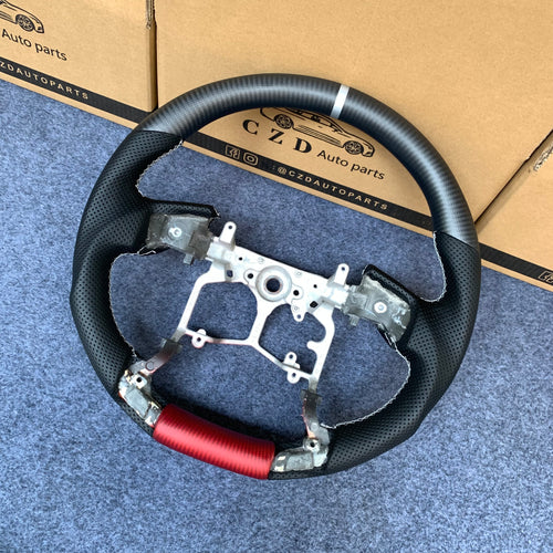 CZD Autoparts for Toyota 4 ruuner SR SR5/ Land Cruiser Prado/ Land Cruiser/ Tacoma/ Tundra/ Sequoia 2009-2020 carbon fiber steering wheel with matte black carbon fiber