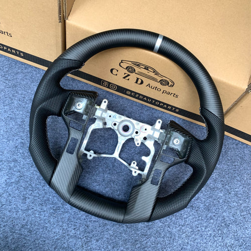 CZD Autoparts For Toyota Tundra 2013-2020 carbon fiber steering wheel matte carbon fiber trim