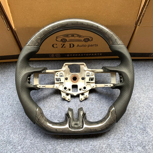 2015-2017 Ford Mustang/SHELBY GT350 carbon fiber steering wheel from czd auto parts with honeycomb