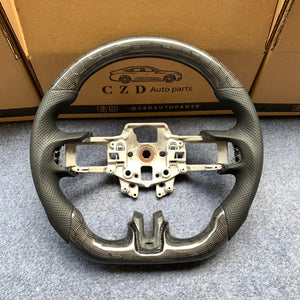 2015-2017 Ford Mustang/SHELBY GT350 carbon fiber steering wheel from czd auto parts with honeycomb